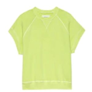 NWT The Great Wedge short sleeve sweatshirt